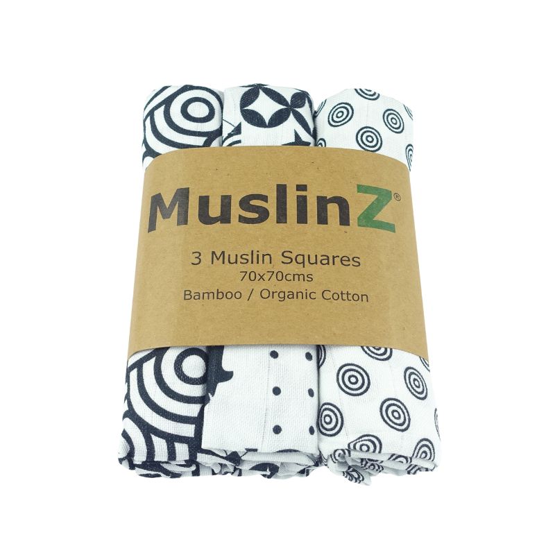 Muslinz Sensory Muslins 3 Pack